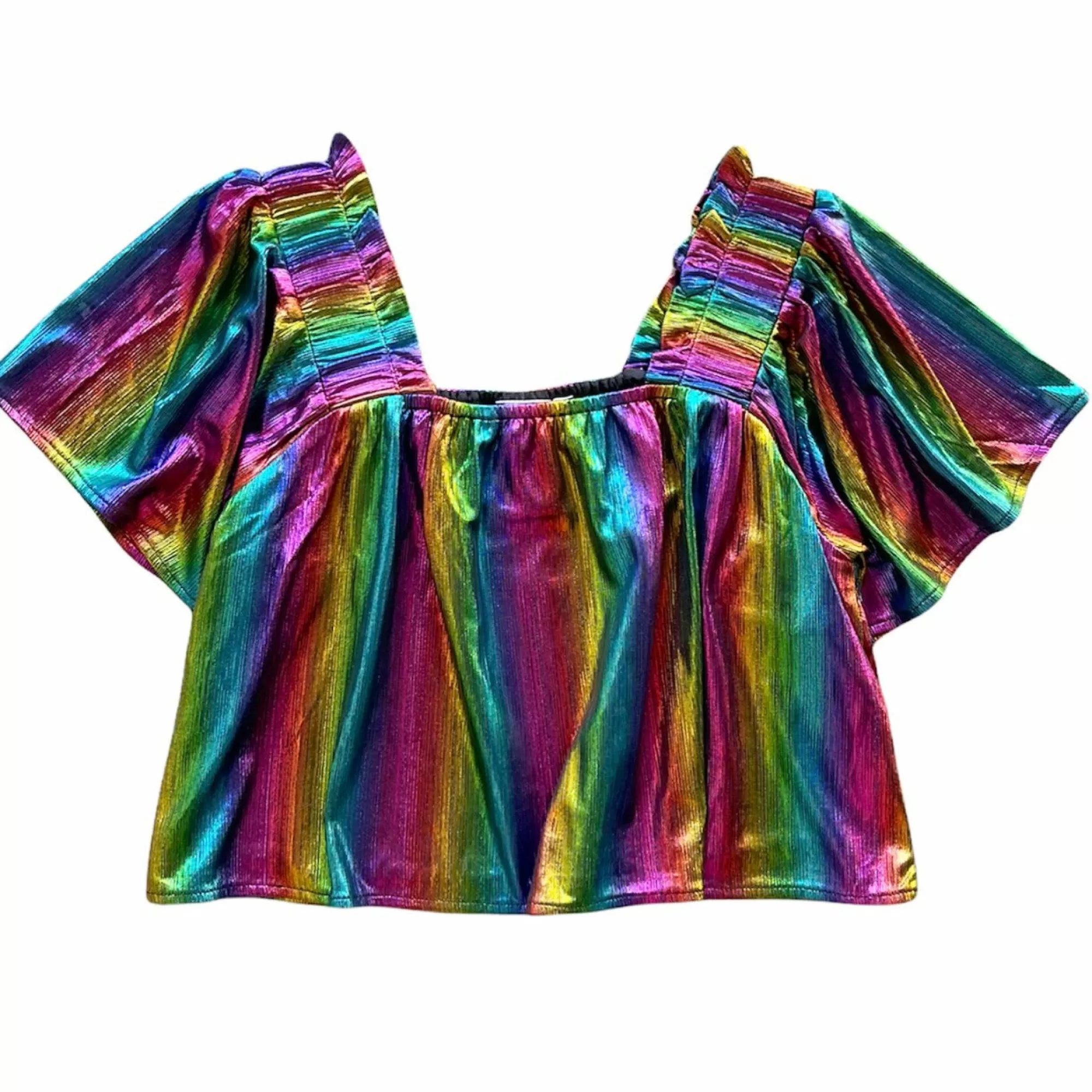 Queen Of Sparkles Flutter Top