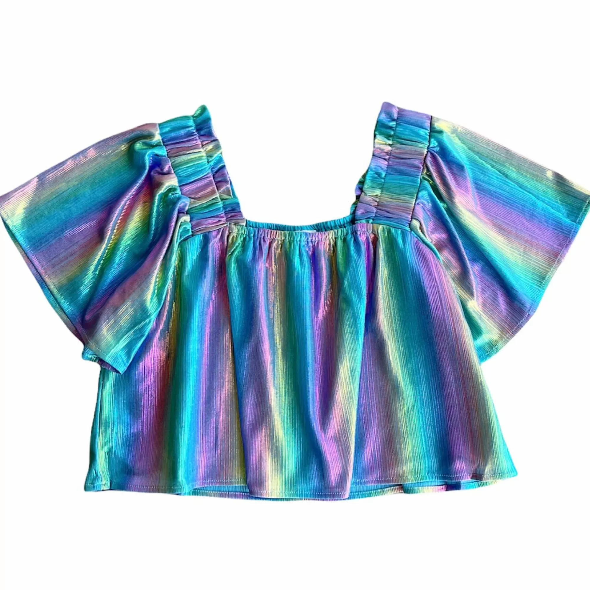 Queen Of Sparkles Flutter Top