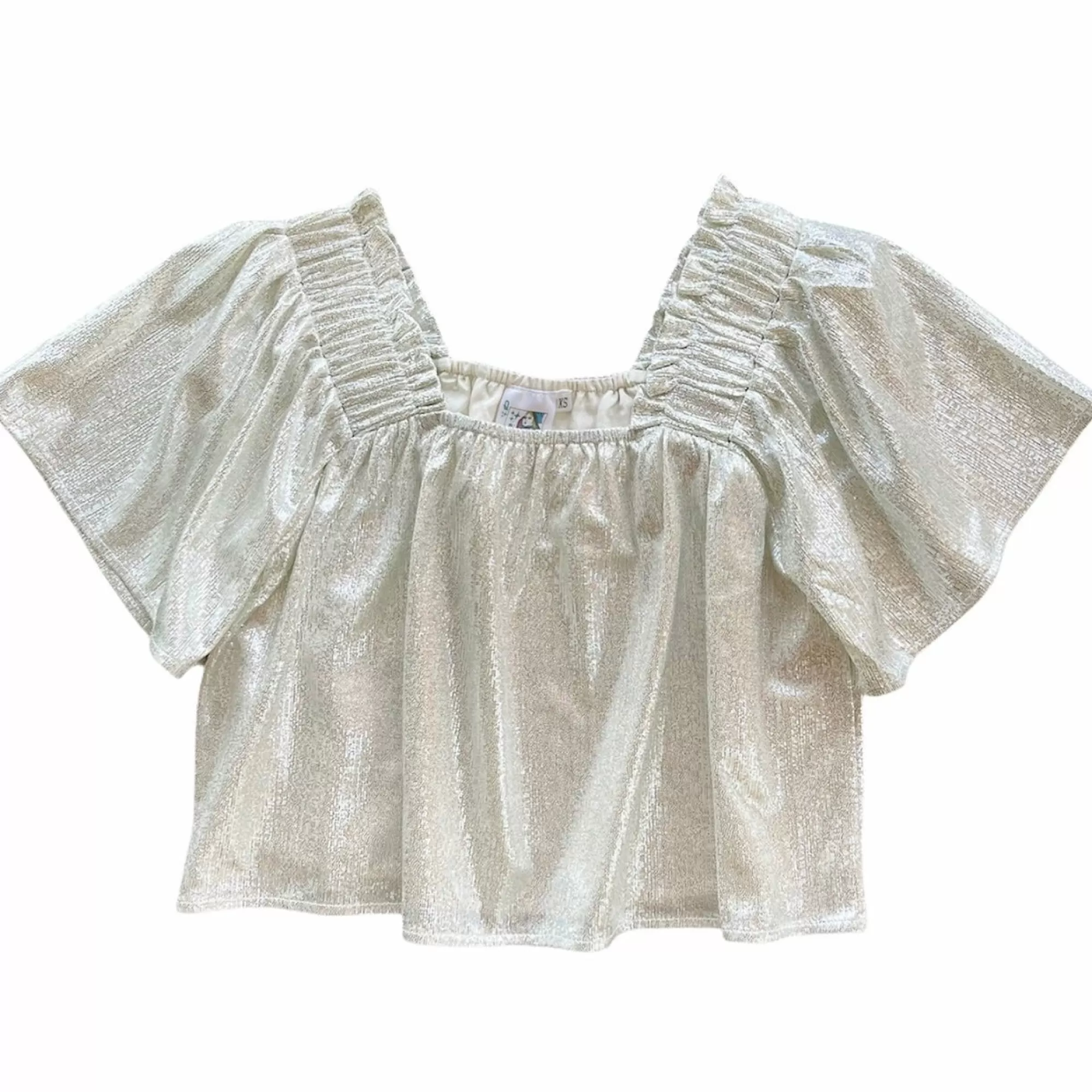 Queen Of Sparkles Flutter Top