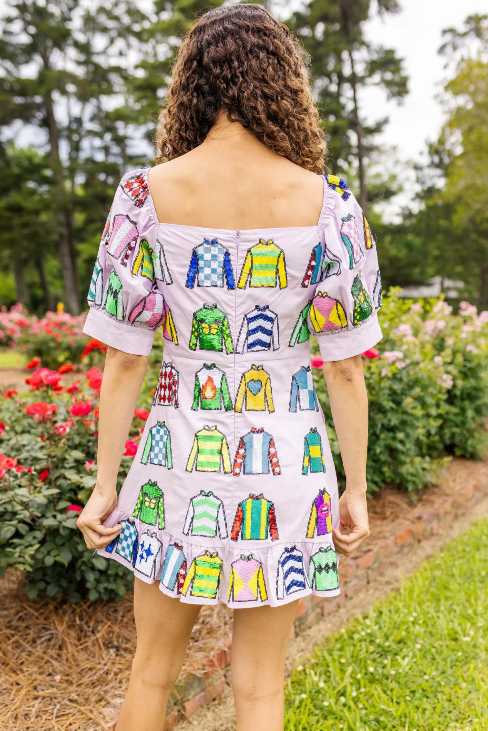 Queen Of Sparkles Jockey Shirt All Over Dress