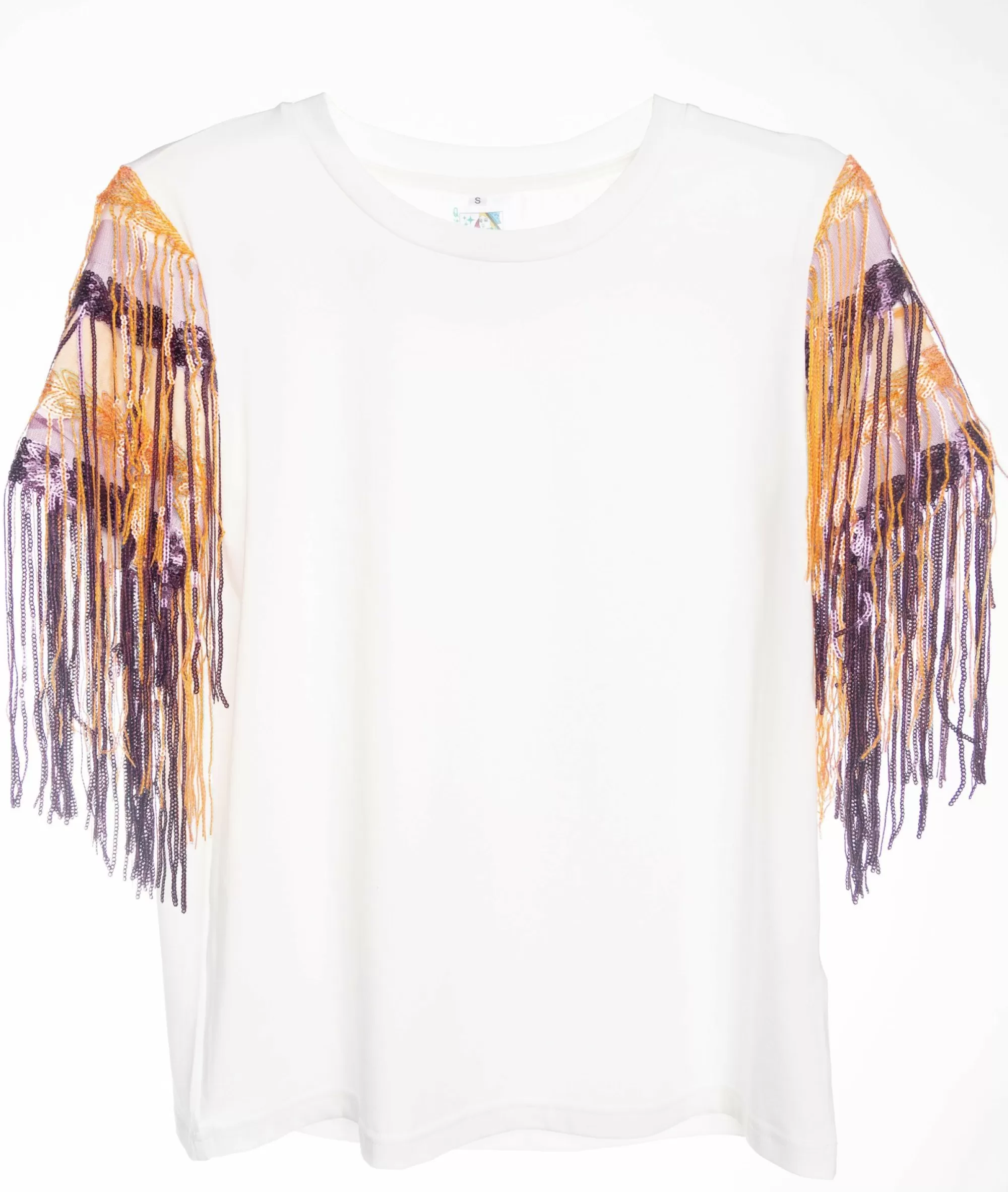 Queen Of Sparkles Orange & Purple Spirit Shaker Tee