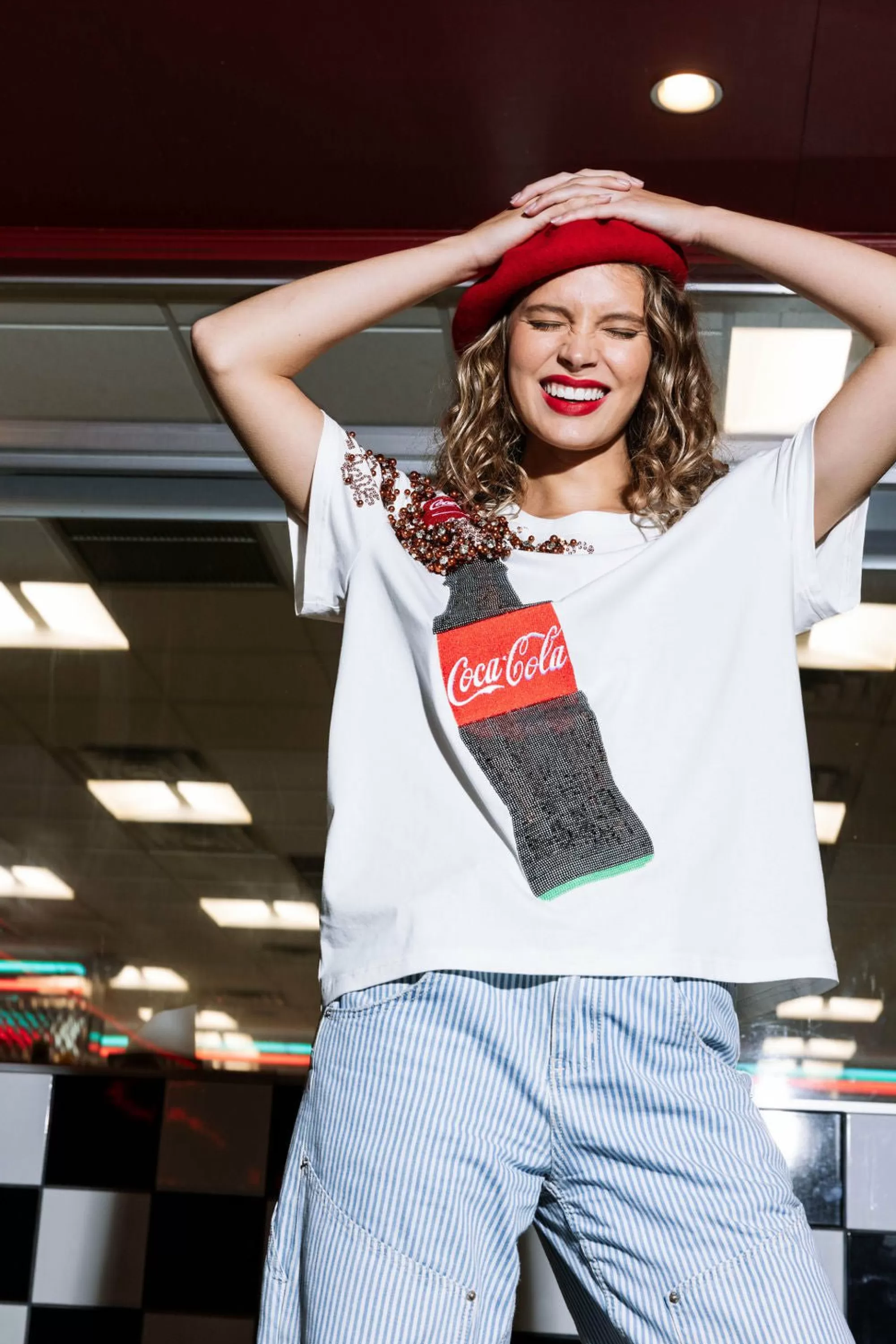 Queen Of Sparkles Popping Coca-Cola® Bottle Tee