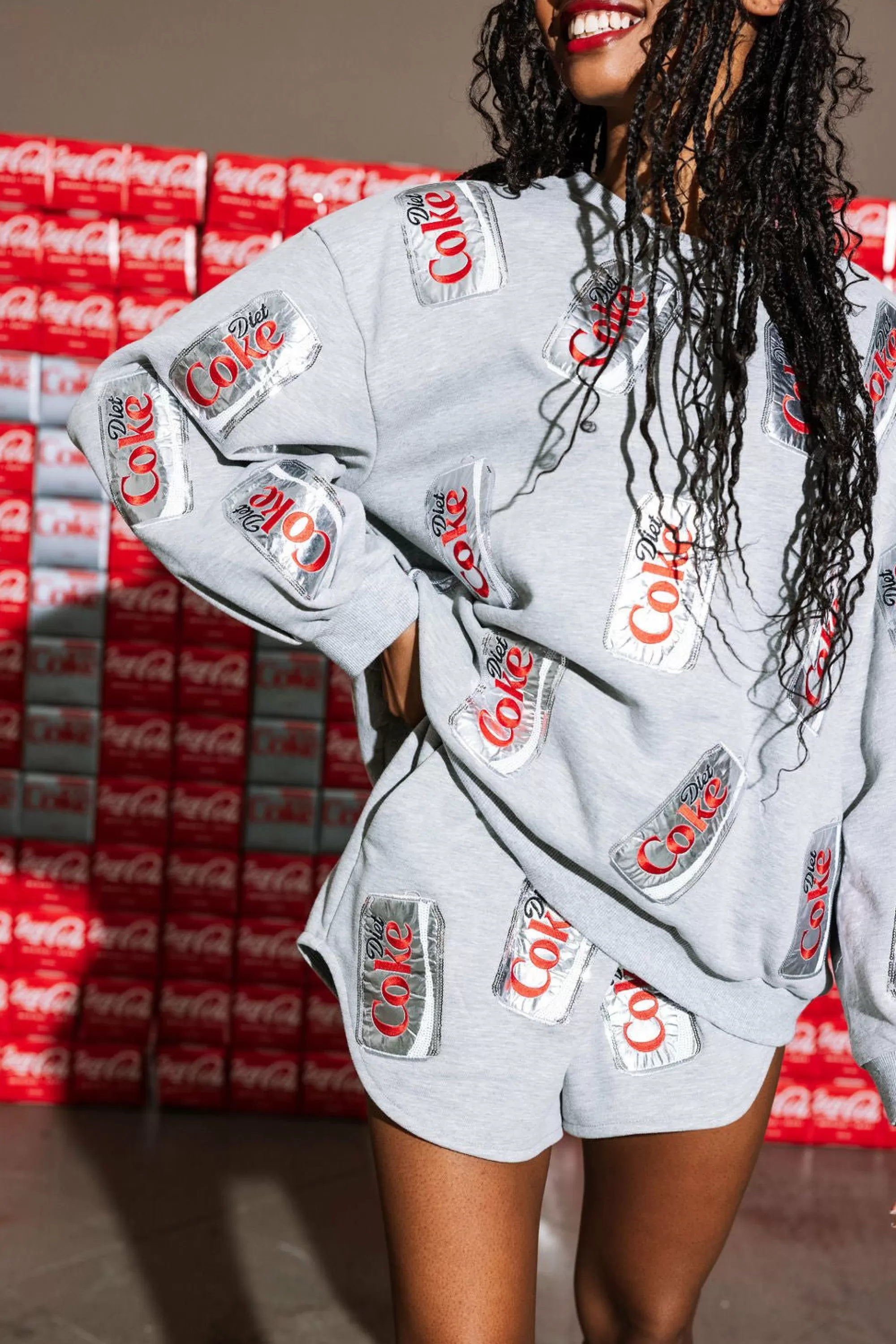 Queen Of Sparkles Preorder Scattered Diet Coke® Can Short