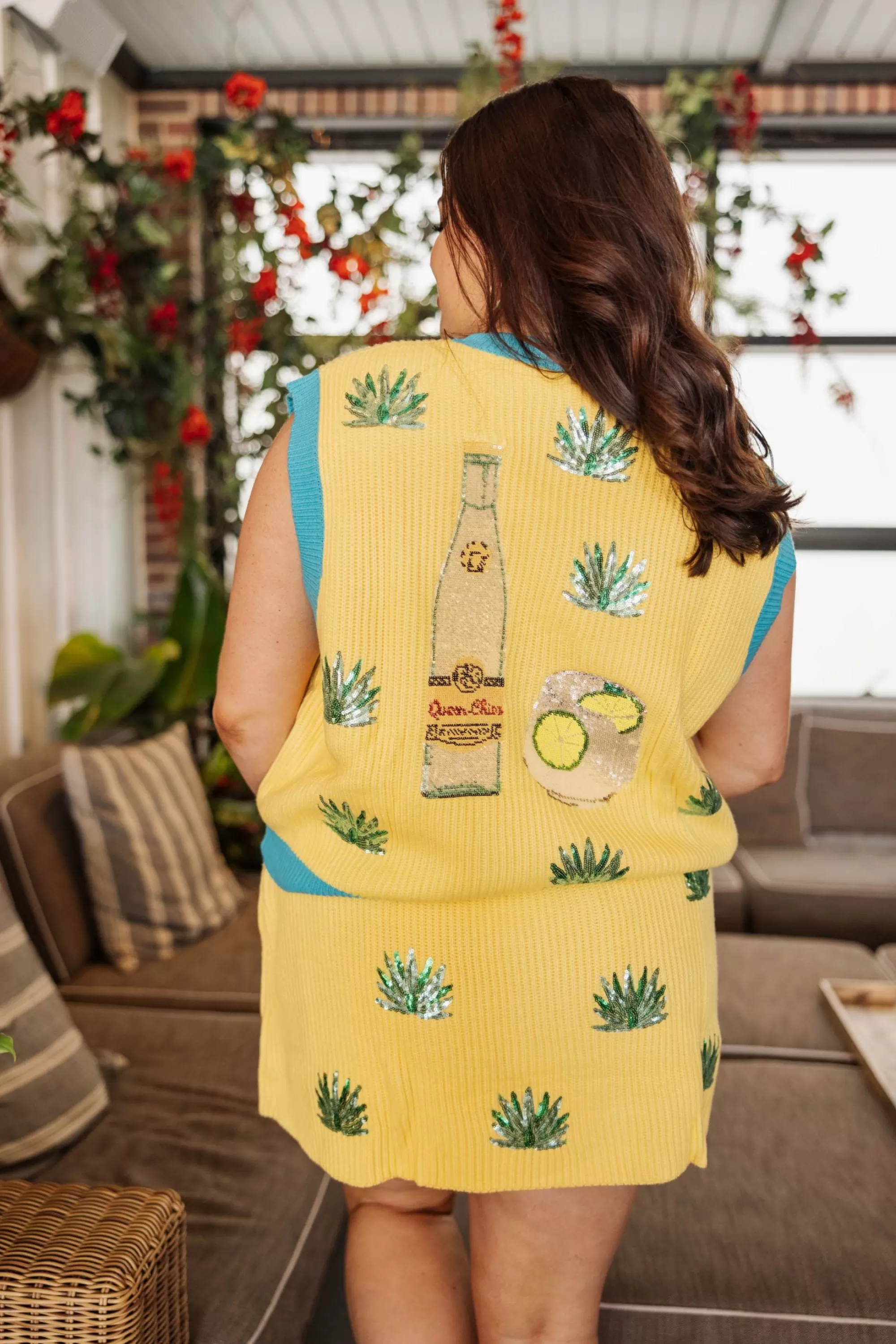 Queen Of Sparkles Ranch Water Queen Sweater Vest