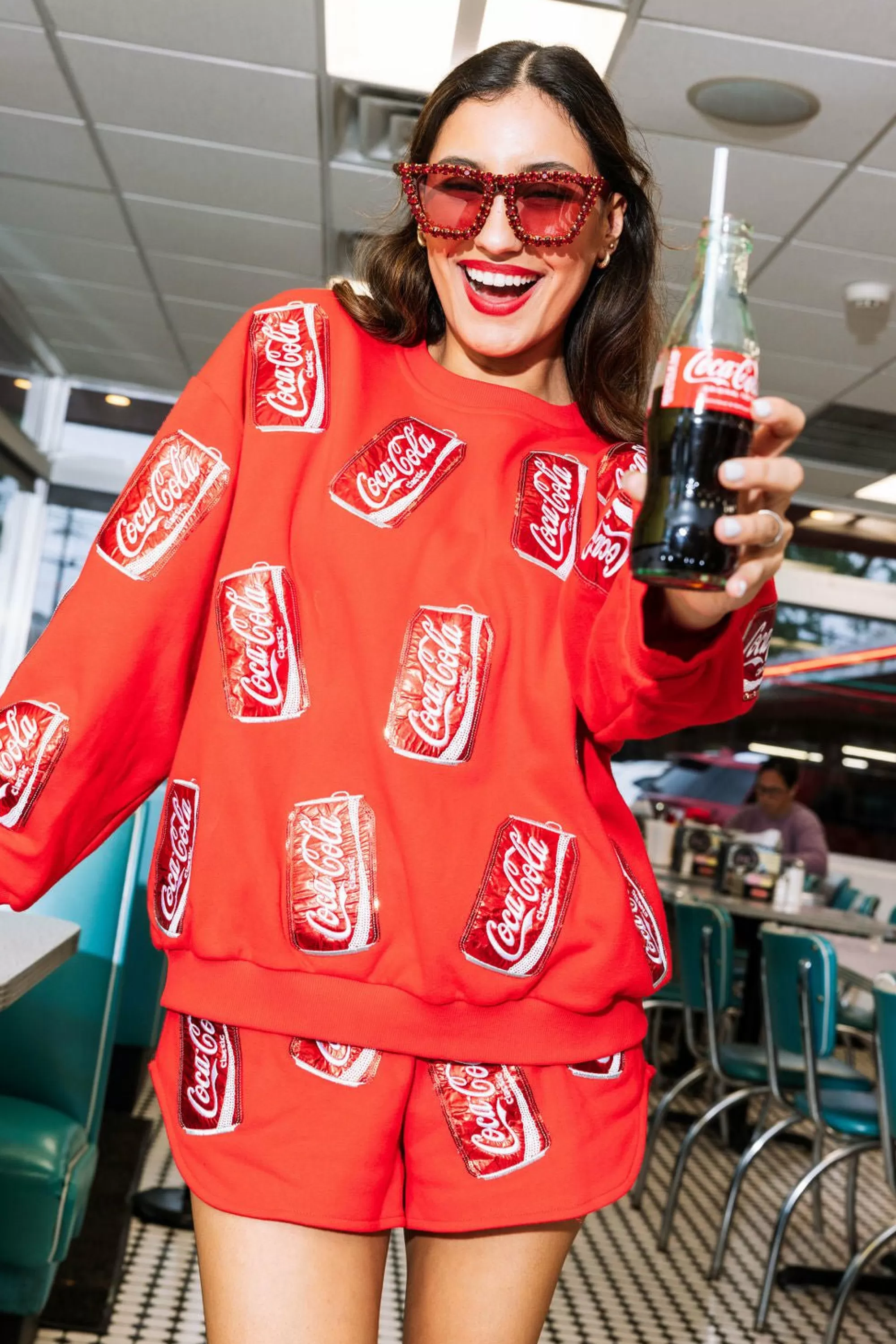 Queen Of Sparkles Scatter Coca-Cola® Can Short