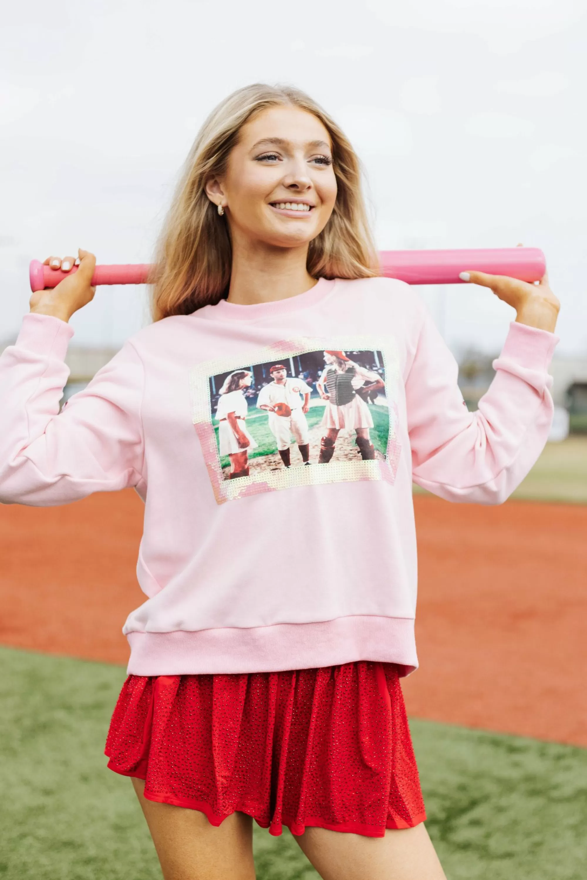 Queen Of Sparkles This League Frame Sweatshirt