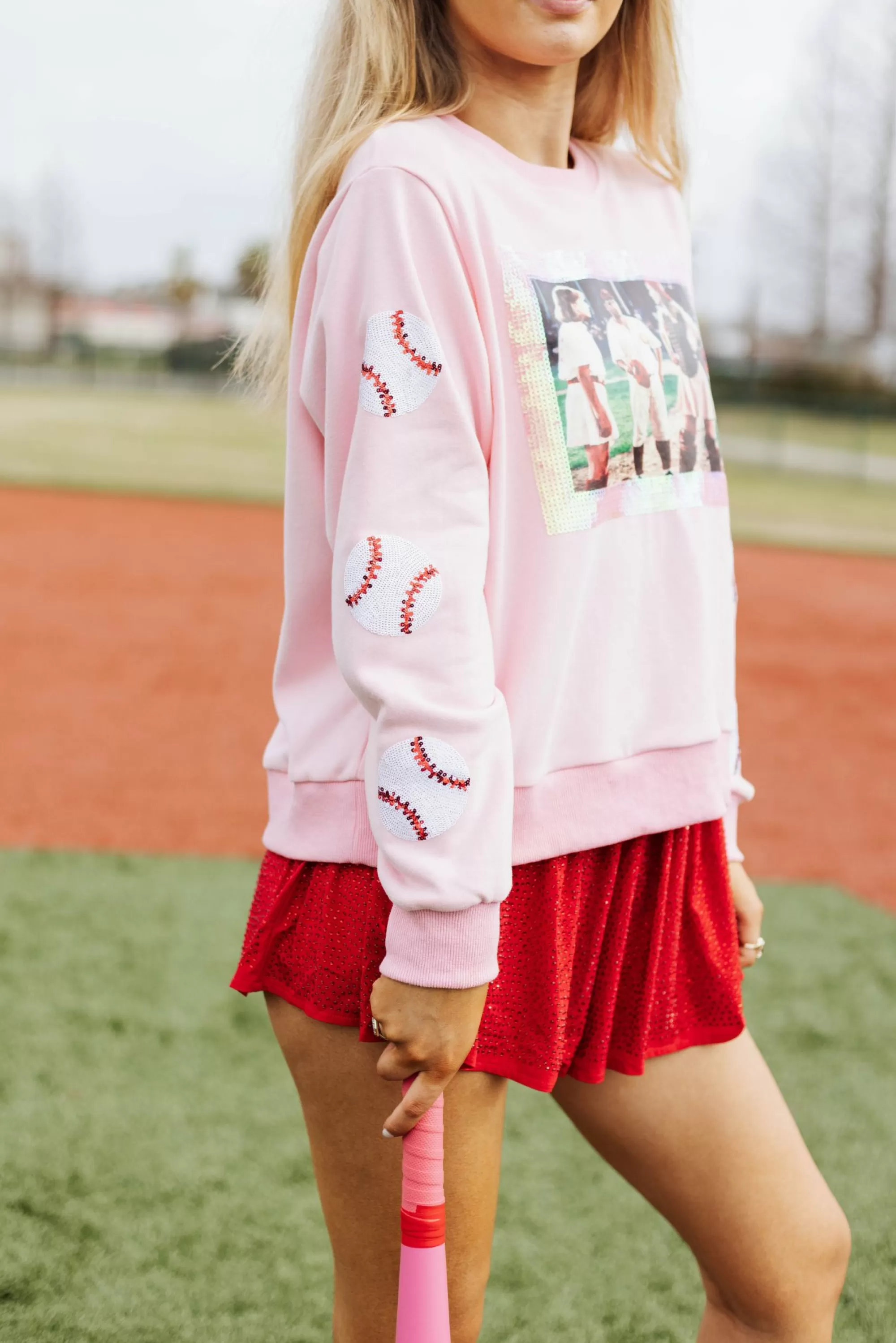 Queen Of Sparkles This League Frame Sweatshirt