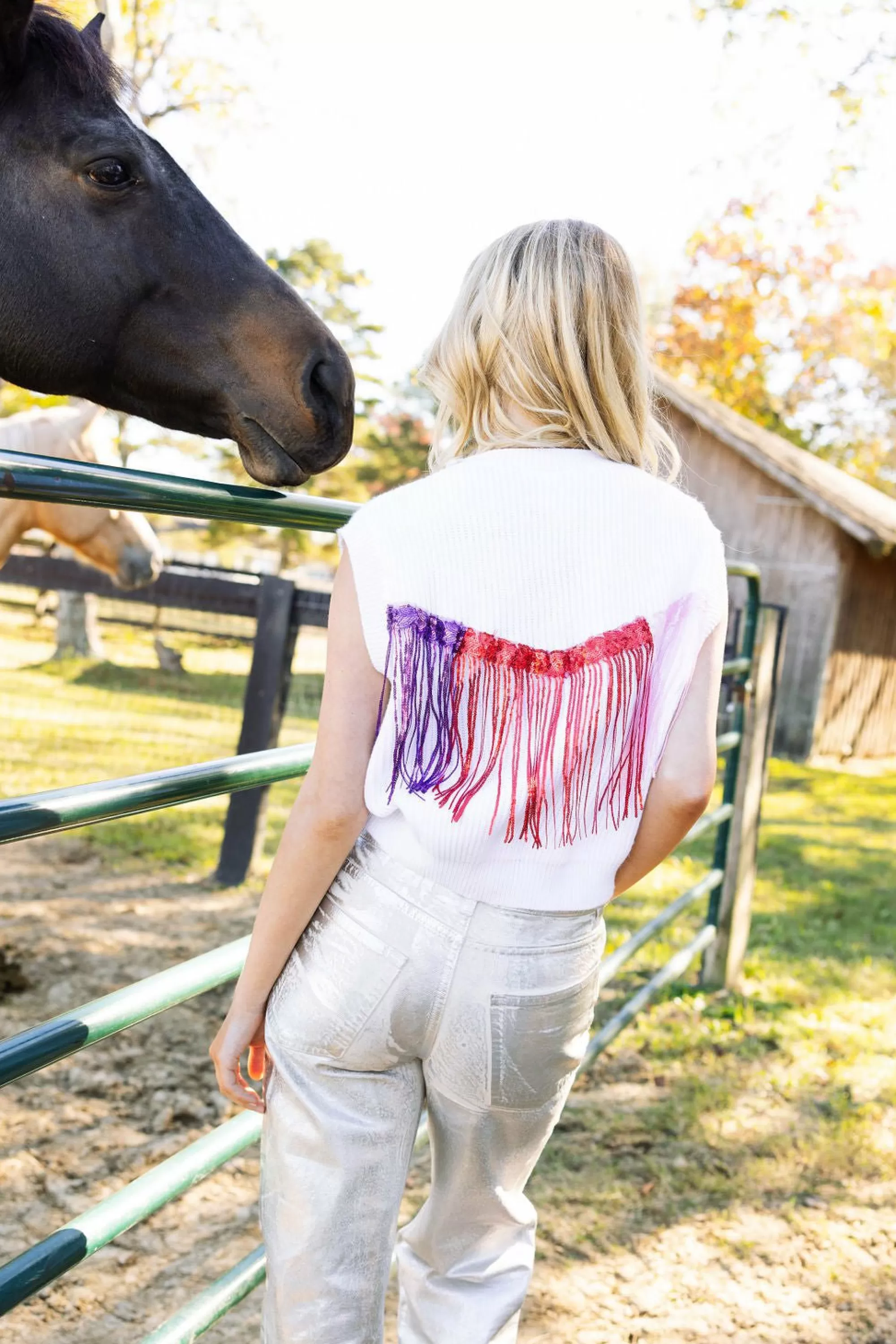 Queen Of Sparkles Yee Haw Queens Sweater Tank